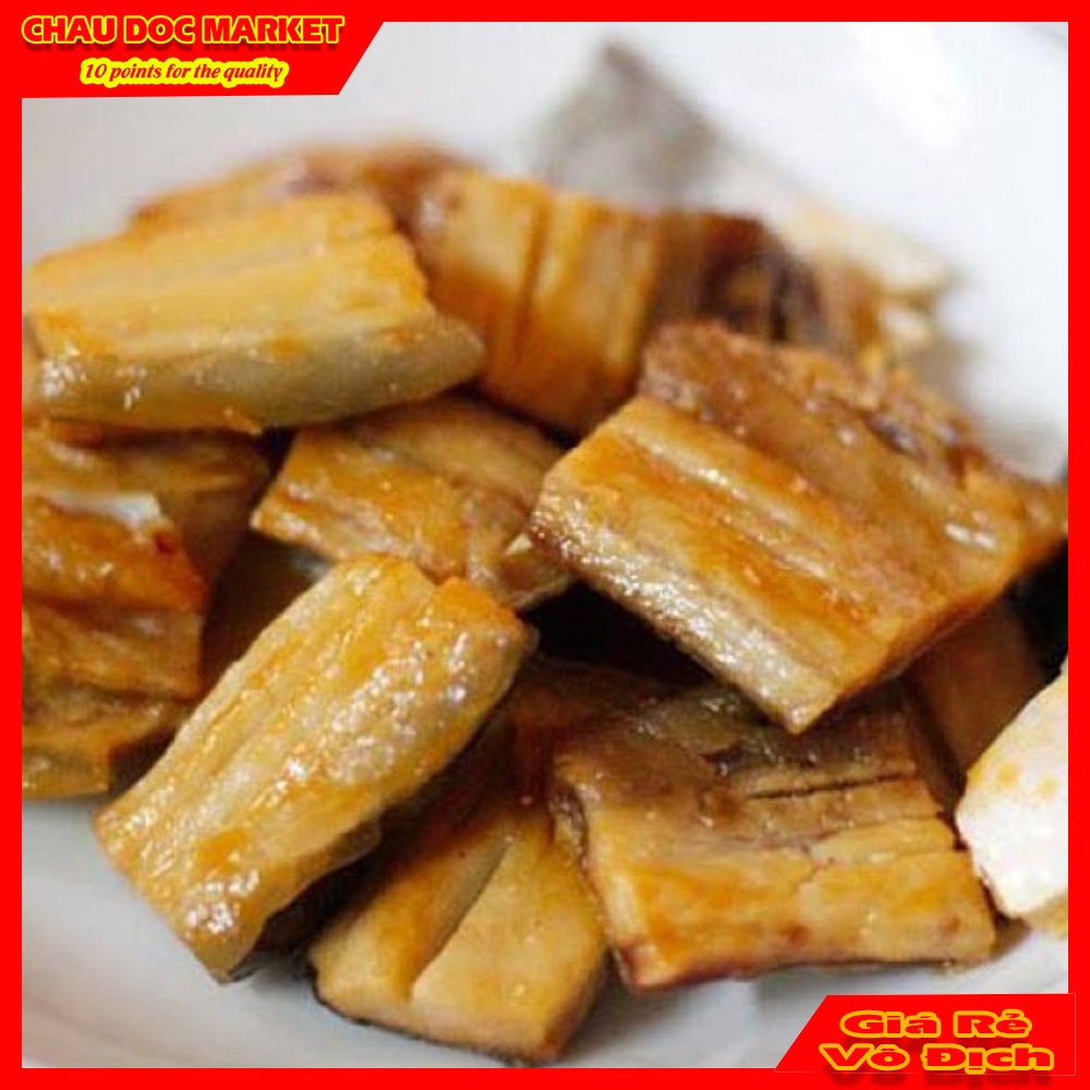 Khô Cá Tra Phồng 2 Nắng Châu Đốc Hiệu Thanh Trúc 500gr Ướp Vừa Ăn.