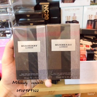 Nước hoa BURBERRY FOR MEN - 30ML