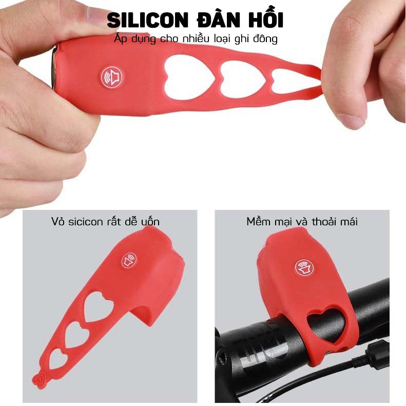 Chuông Xe Đạp Điện Còi 120dB Chống Mưa Gắn Tay Lái Xe Đạp WEST BIKING MARRYSTORE
