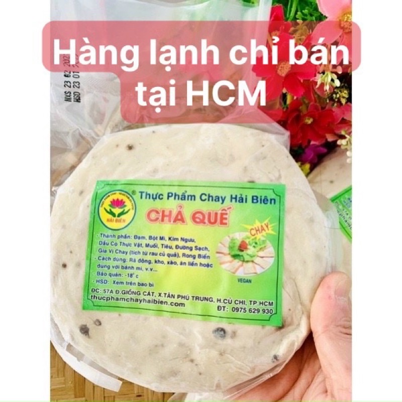 500g CHẢ QUẾ CHAY/ Hàng đông lạnh Chỉ bán HCM