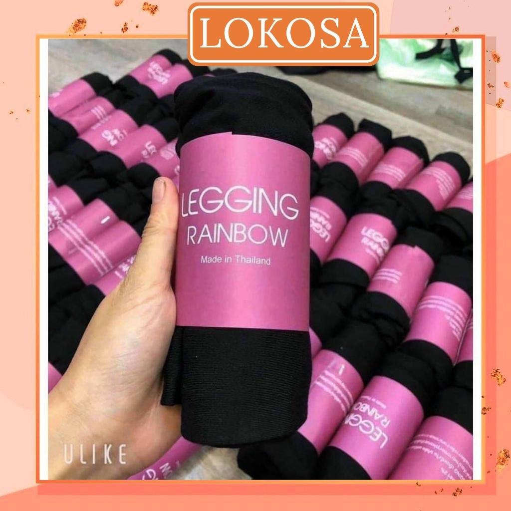 Quần Legging Lửng LOKOSA Quần Tập Gym Nữ Cạp Cao Nâng Mông Lưng Thun Ôm Vải Cotton Cao Cấp QD007