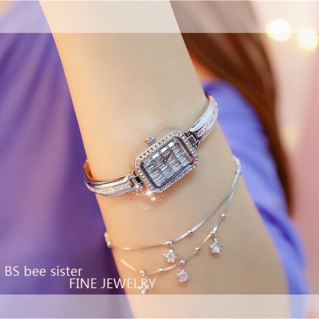 Đồng Hồ Nữ BEE SISTER 1505 Dây Còng Chính Hãng