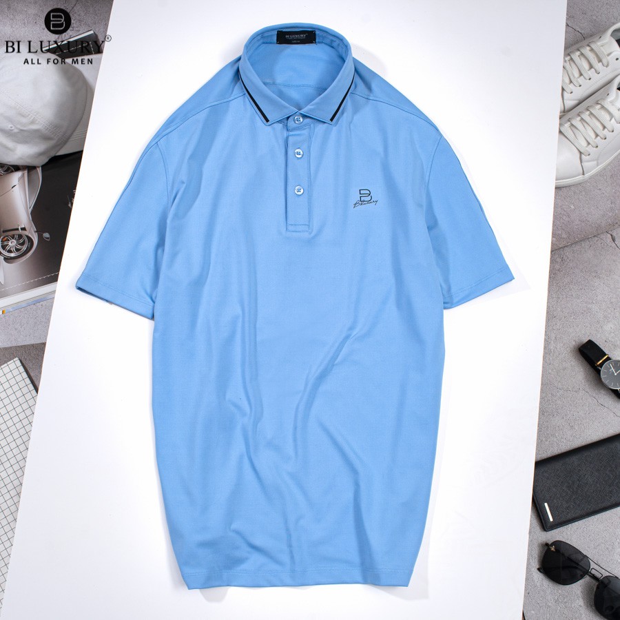 Áo polo nam Biluxury bộ sưu tập áo phông nam có cổ công nghệ nano kháng khuẩn vượt bậc thời trang 4APCT117 | BigBuy360 - bigbuy360.vn