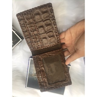 Ví Nam Da Cá Sấu Thật ♥️FREESHIP♥️ ( hình thật 100% )