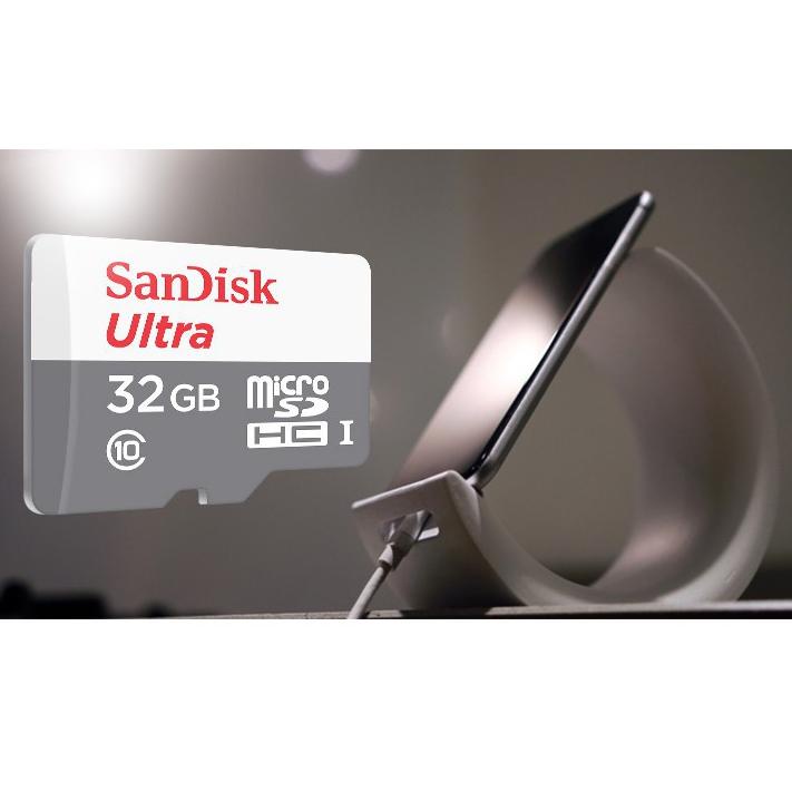 SANDISK Thẻ nhớ Micro SD 32GB 64GB 128GB 256GB Ultra CLASS10 80Mbps / 100Mbps °•