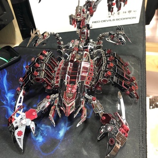 Mô Hình Kim Loại Lắp Ráp 3D Microworld Bò Cạp Bóng Đêm Red Devil Scorpion [chưa ráp]