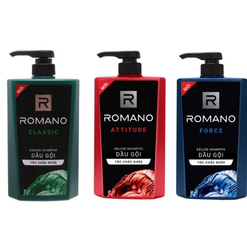 DẦU GỘI ROMANO 650G CLASSIC/ ATTITUDE/ FORCE