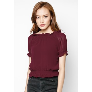 Áo Voan Rớt Vai - [Free Ship Đơn Hàng 50k]