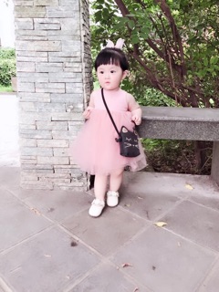 Đầm Thun Xoè Phối Ren