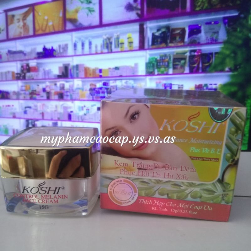 KEM KOSHI TRẮNG DA SẠM NÁM TÀN NHANG ĐỒI MỒI 15G