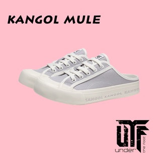 Giày kangol mule đạp gót tím nhạt viền chữ 6222160680