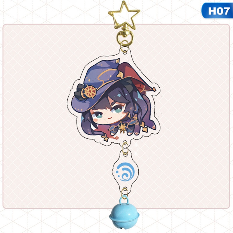 Tmdbyx Móc khóa gắn chuông hoạt hình xinh xắn 6cm