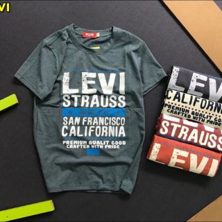 Áo cổ tròn in Levis