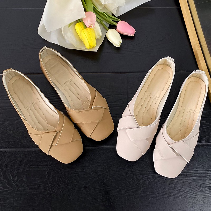 Giày Búp Bê Đế Bằng Mềm Mại Thời Trang Xuân Thu 2022 Cho Nữ