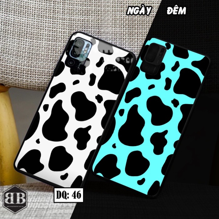 Ốp lưng kính Dạ Quang Xiaomi Redmi Note 10 5G phát sáng trong đêm ngầu,chất
