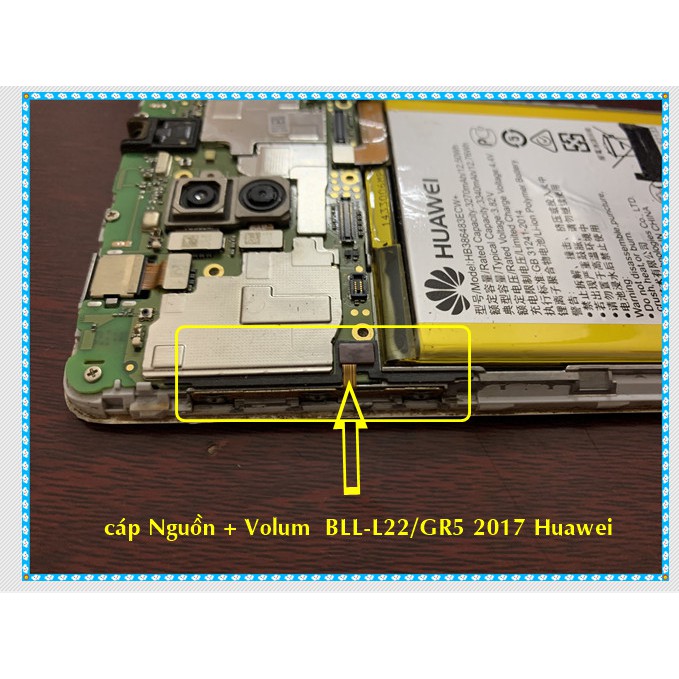 Cáp nguồn và Volum BLL-L22 - Gr5 - 2017 Huawei