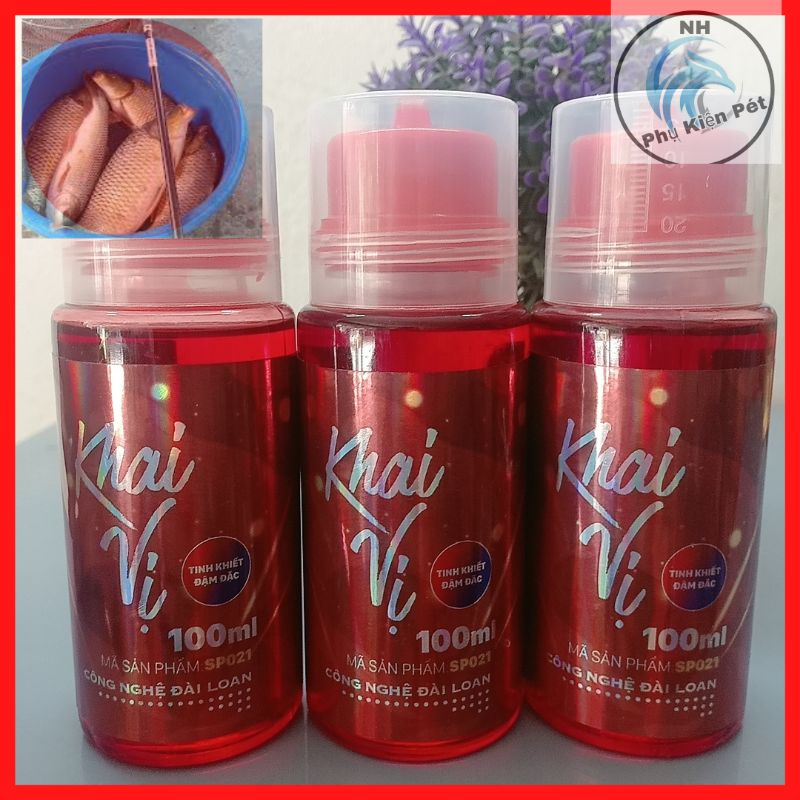 Tinh Mùi Khai Vị  Sa Phạm loại 100ml - Tinh Mùi Dụ Cá Chép, Trắm, Rô Phi Các Loại - NaHi Shop