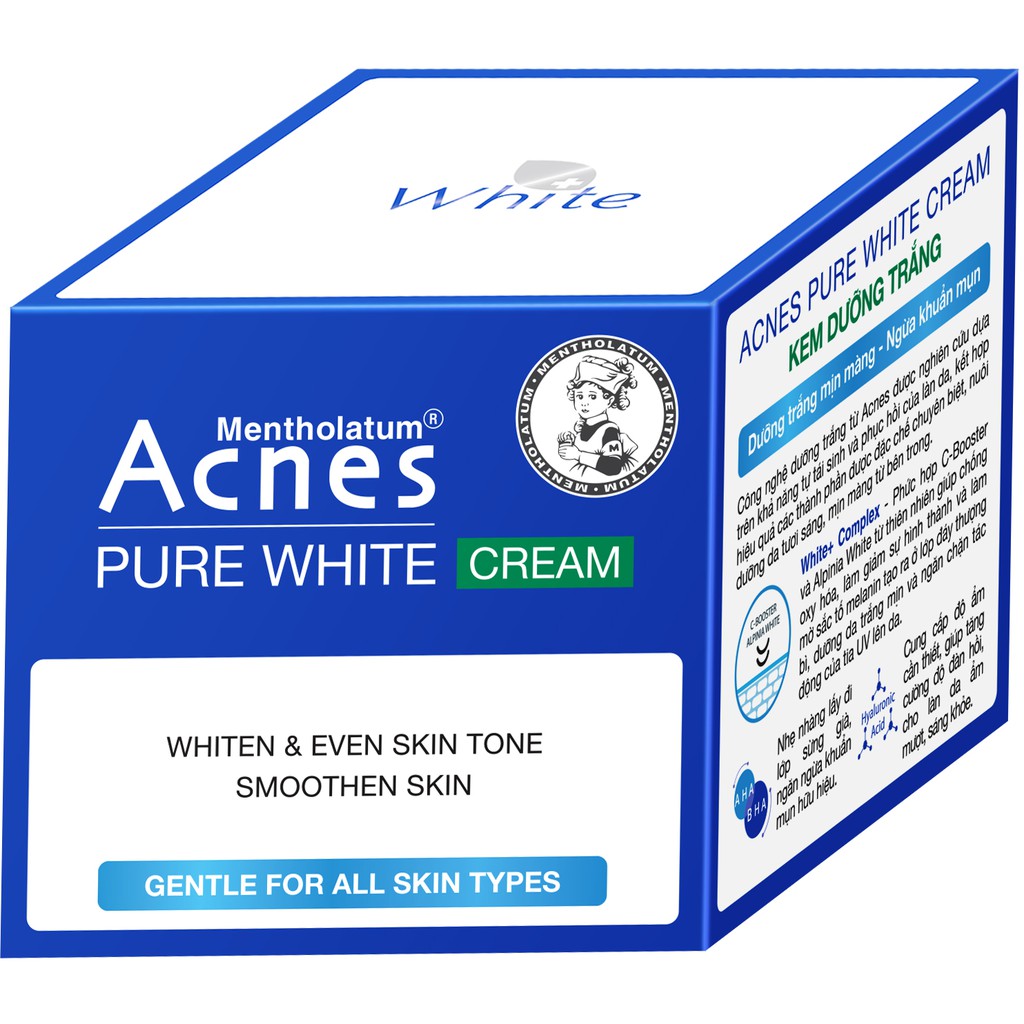 Kem dưỡng trắng Acnes Pure White Cream 50g (bao bì mới) | BigBuy360 - bigbuy360.vn