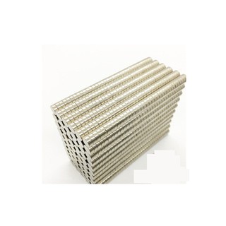 Nam châm viên 8x3mm kích thước phi 8mm dày 3mm mạ nikel
