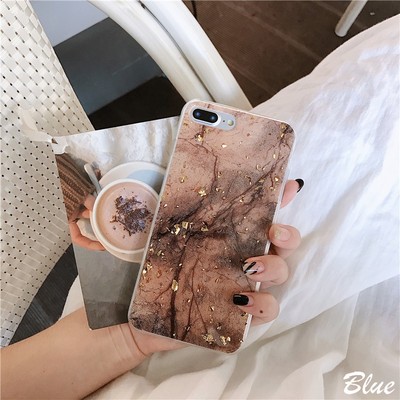 Vỏ điện thoại iPhone 12 Pro Max / iPhone 12 Pro / 11 Pro Max Marble Gold Foli cho iphone 6 6splsu i8 X i8plus XS MAX XR