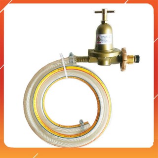 Bộ van điều áp + dây dẫn gas dùng cho bếp công nghiệp (bếp khè)