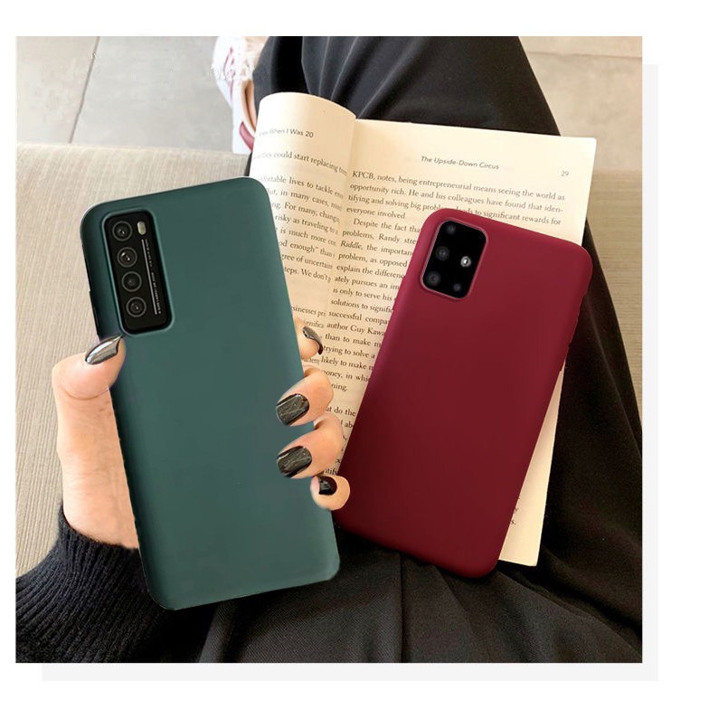Ốp điện thoại TPU mềm màu trơn cho Oppo F11 Pro A9 2020 A92S A52 A31 A3S Realme C2 A91 F15