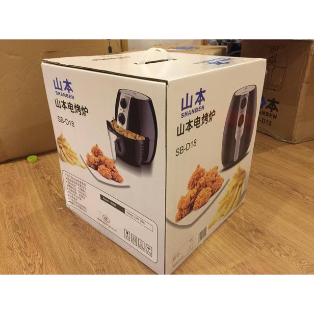 [ Lẻ=sỉ ] Nồi chiên không dầu Chef and chef 6.5l