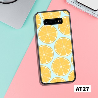 Ốp lưng Samsung in hình sticker hoa quả cho S10 - S10 PLUS