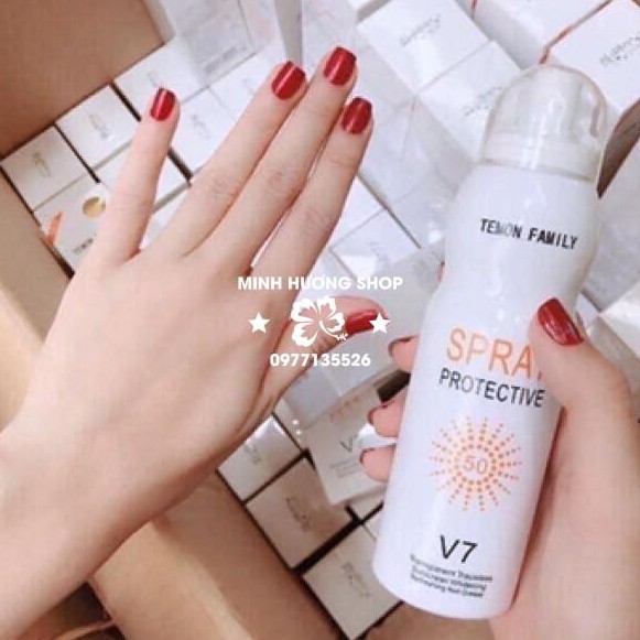 XỊT CHỐNG NẮNG MAKE UP V7 SUN SCREEN SPF 50++