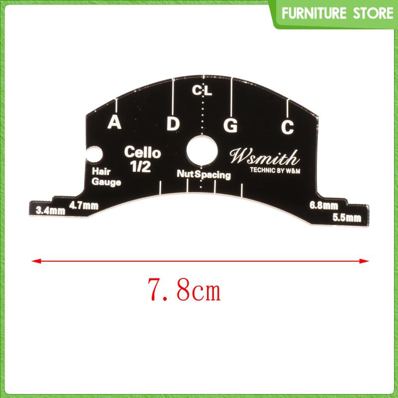 Violin Bridges Multifunctional Mold Template 1/2 3/4 4/4 Violin Bridges Repair Reference Tool Fingerboard Scraper Making Tool