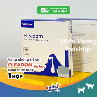 Vòng chống ve rận chó mèo Virbac Fleadom