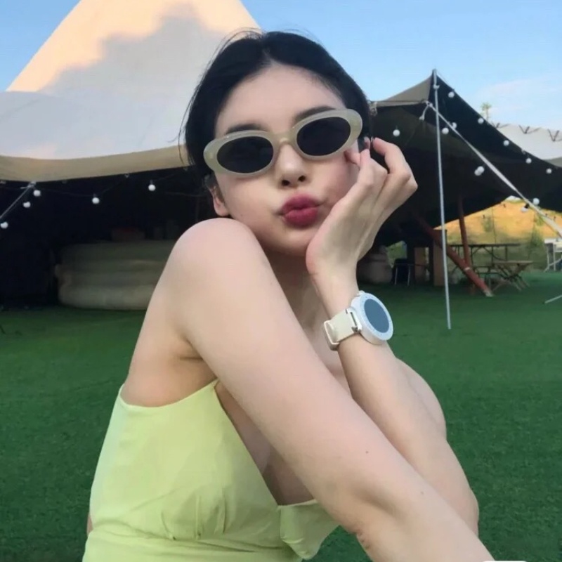 Kính Mát Gọng Oval Thời Trang Cổ Điển