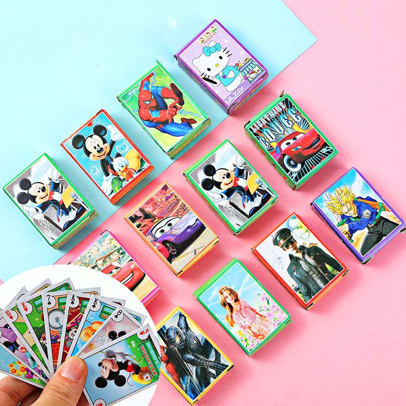 Bộ bài hoạt hình in hình mini nhiều mẫu 54 lá in hình anime manga dễ thương siêu độc đáo