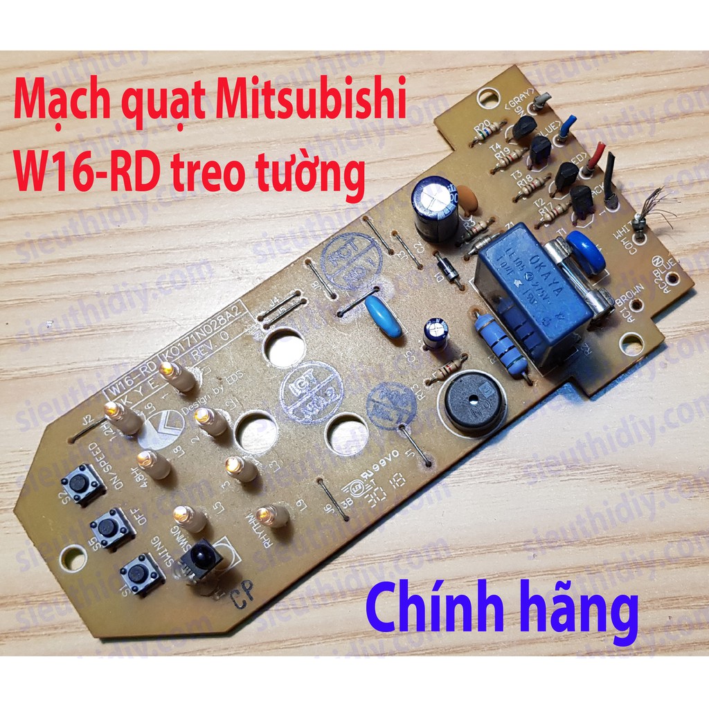 Mạch quạt Mitsubishi chính hãng theo máy, nguyên bản hoặc nâng cấp nguồn