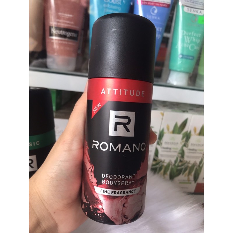 Xịt Ngăn Mùi Nước Hoa Cao Cấp Romano / Xịt Ngăn Mùi Toàn Thân Romano