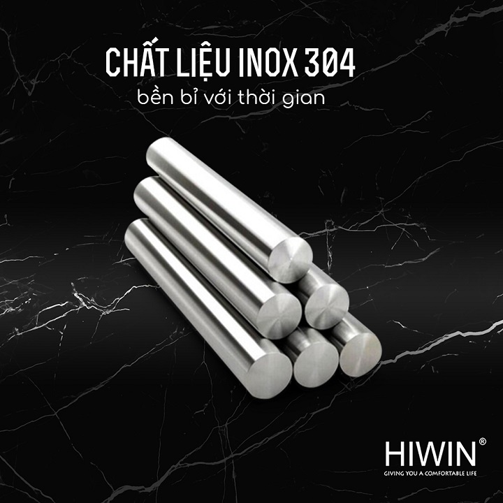 Kệ kính phòng tắm inox 304 mặt gương bóng HIWIN Y-541A