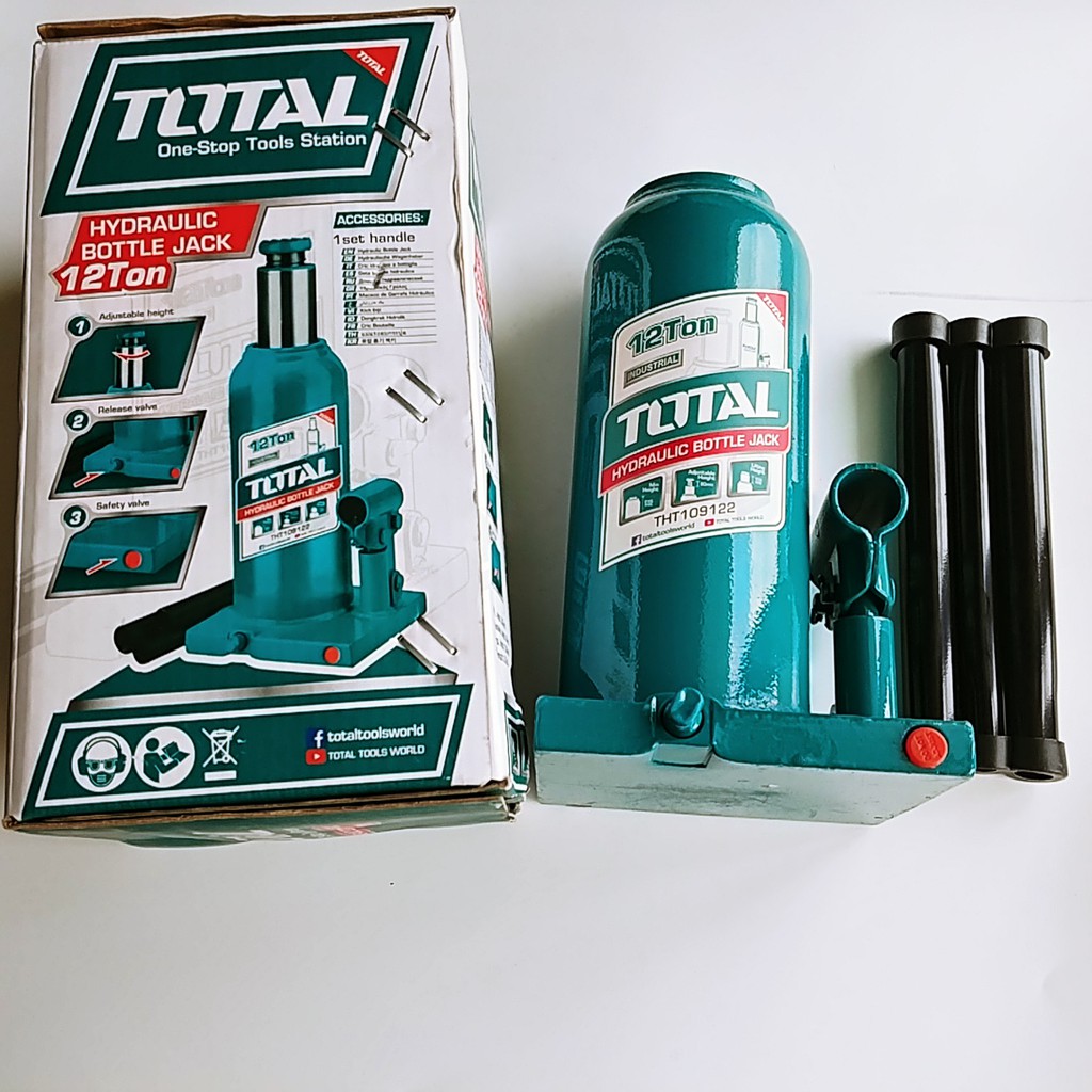 12 tấn Con đội thủy lực Ignco HBJ1202 Total THT109122 kích đội 12 tấn