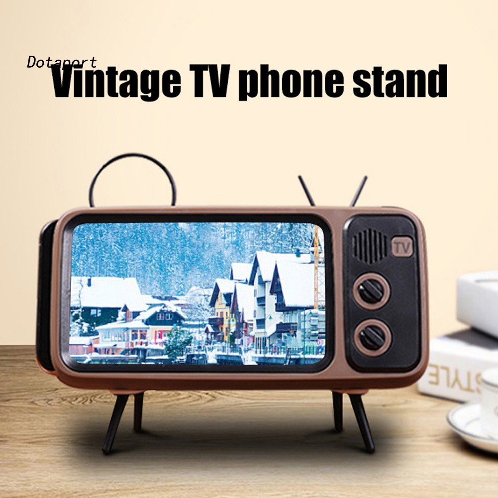 Giá Đỡ Điện Thoại Hình TV Phong Cách Retro