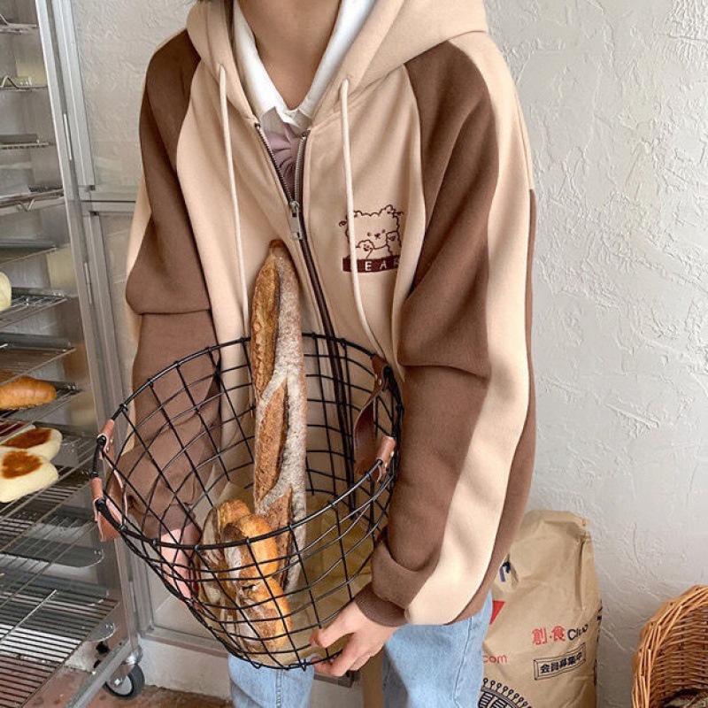 Tay Áo Ghép Dễ Thương Học Sinh Sinh Viên Hàn Quốc Hoang Dã Lỏng Lẻo Áo Len Áo Khoác | BigBuy360 - bigbuy360.vn