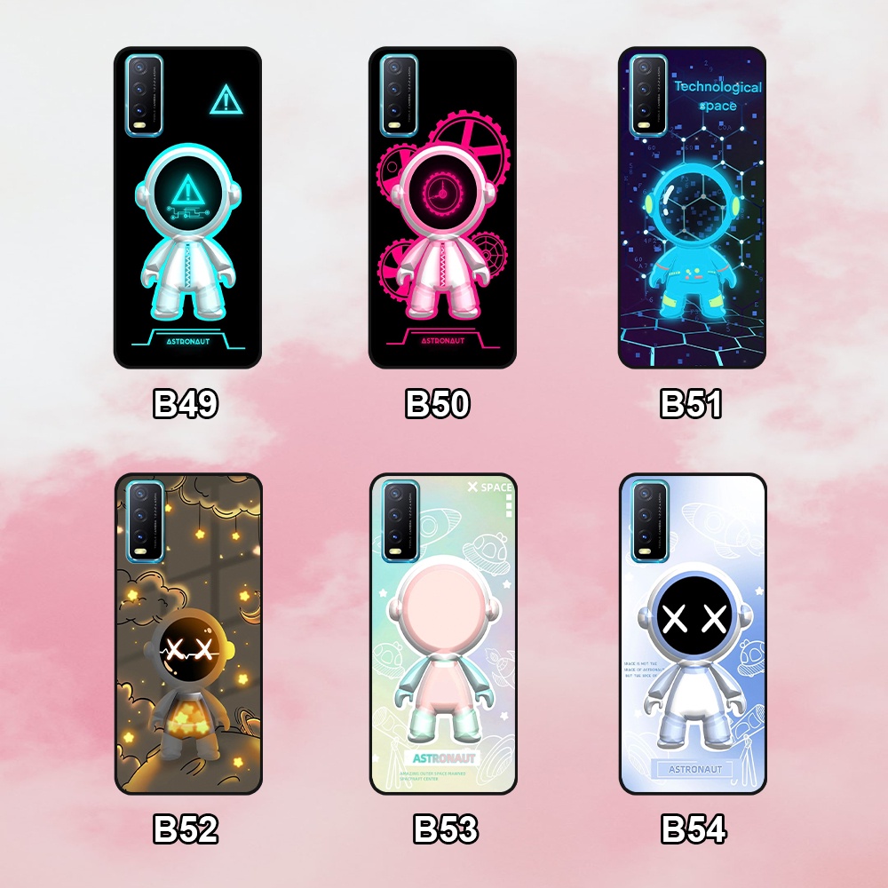 Ốp lưng Vivo Y12s / Y20 / Y20s in hình phi hành gia - vũ trụ siêu ngầu
