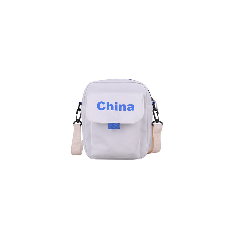 Túi Đeo Chéo Vai Bằng Nylon In Chữ Thời Trang Dành Cho Nữ