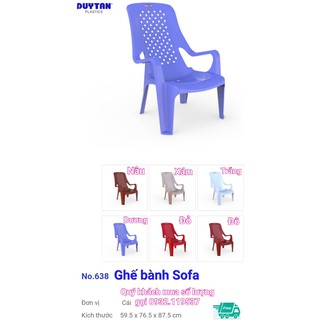 Ghế nhựa duy tân Bành Dựa SOFA