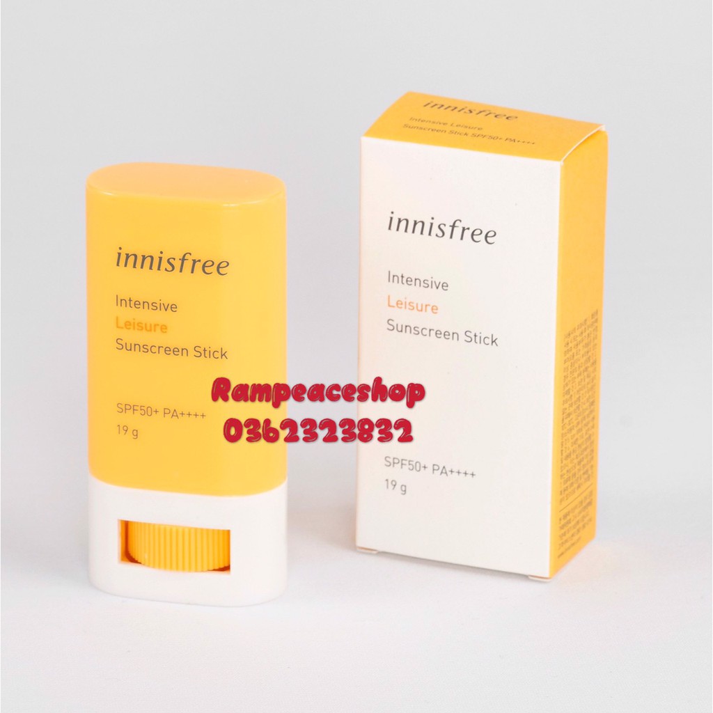 Kem Chống Nắng Dạng Lăn Bảo Vệ Cao, Chống Trôi Innisfree Intensive Leisure Sunscreen Stick SPF50+/PA++++ 19g | BigBuy360 - bigbuy360.vn