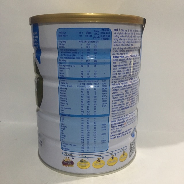 Sữa Similac 1 newborn HMO lon 900g