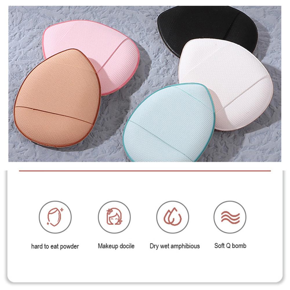 Mút Tán Kem Nền Che Khuyết Điểm Bắt Sáng Hình Ngón Tay Kích Thước Mini V9Z4