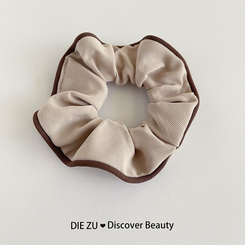 Dây Buộc Tóc Cao Su Vải Màu Trơn Phong Cách Pháp Thời Trang Mới 2022 Cho Nữ