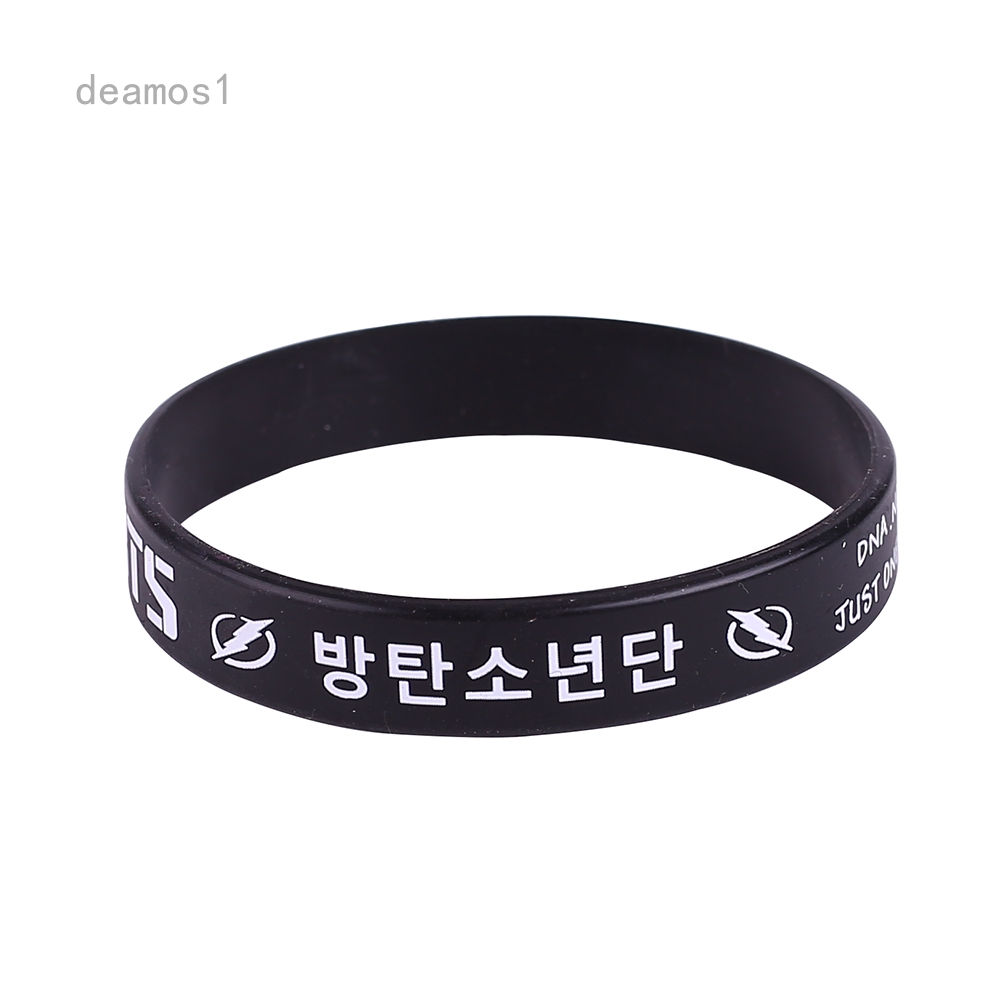 Vòng Tay Silicon Bts Thời Trang