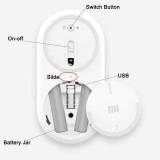 [RẺ VÔ ĐỊCH]Chuột Không Dây Xiaomi Bluetooth 4.0 XMSB02MW
