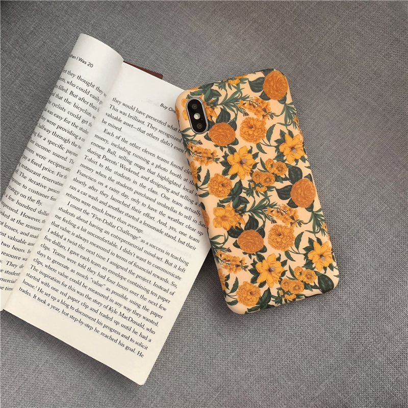 Ốp lưng iphone chống bẩn Hoa vàng vintage 6/6s/6plus/6splus/7/8/7plus/8plus/x/xs/xsmax/11/11promax - Awifi Case F6-4 | BigBuy360 - bigbuy360.vn