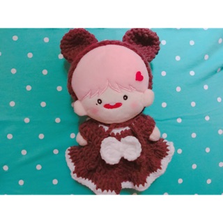 Cài đầu tai gấu cho doll và đầm